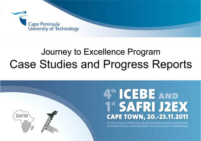 SAFRI & J2Ex Case Studies and Progress Reports COVER